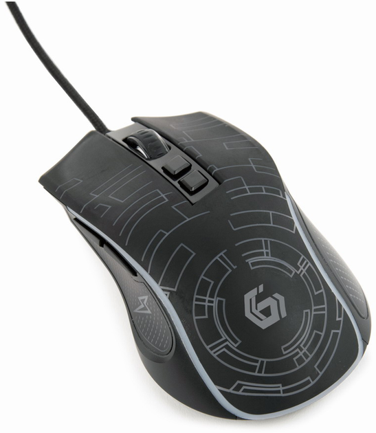 Мышь Gembird MUSG-RGB-01 USB Black - изображение 5