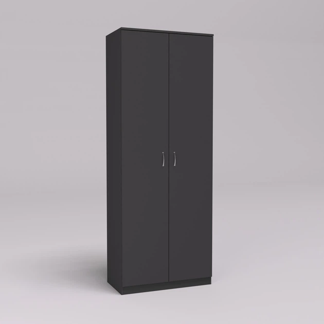 Шкаф офисный ОШ-2 Континент 800/420/2100 Антрацит - Фото 1 Шкаф офисный ОШ-2 Континент 800/420/2100 Антрацит - изображение 1