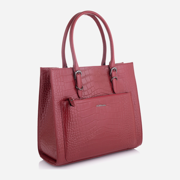 Сумка-шоппер женская кожаная Giorgio Ferretti SHIGF2019933 Красная ...