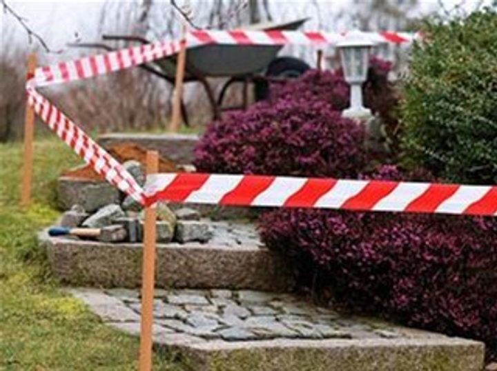 Барьерная лента HPX Barrier Tape для ограждения территорий 50 мм х 50 м Бело-красная (B5050) - изображение 2