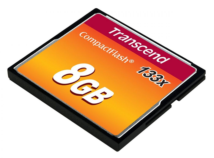 Карта пам'яті Transcend CompactFlash 8GB 133X - изображение 4