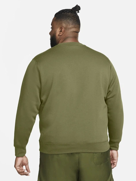 Світшот чоловічий Nike Club crew Sweat BV2662-327 2XL Зелений (195238899844) - зображення 6
