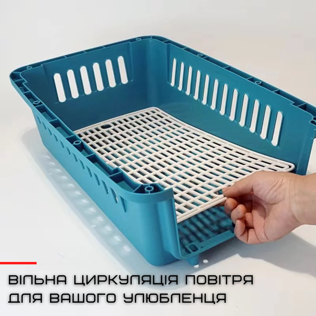 Переноска Контейнер Для Кошек и Собак 48*32*30 см Для Авиа Перелётов и Транспортировки Животных с Металлическими Креплениями и Дверью + Замок до 9 кг - изображение 6