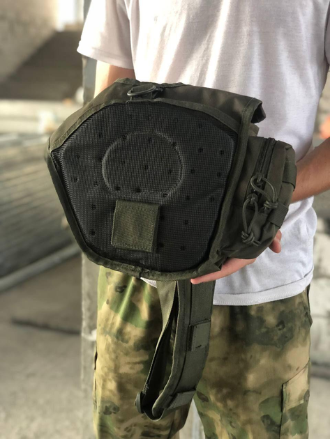 Тактическая сумка MIL-TEC® Multifunction Sling Bag Olive, многофункциональная сумка плечевая в цвете олива - изображение 2