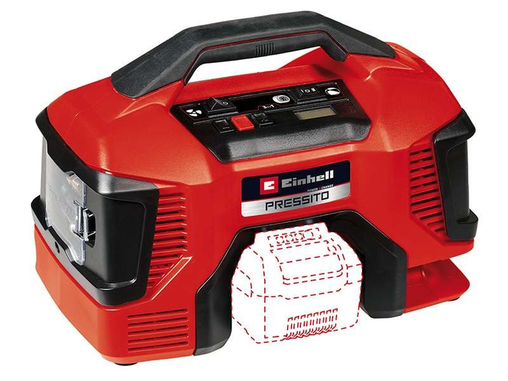 Аккумуляторный компрессор Einhell Pressito 18/21 - Solo – фото, отзывы ...