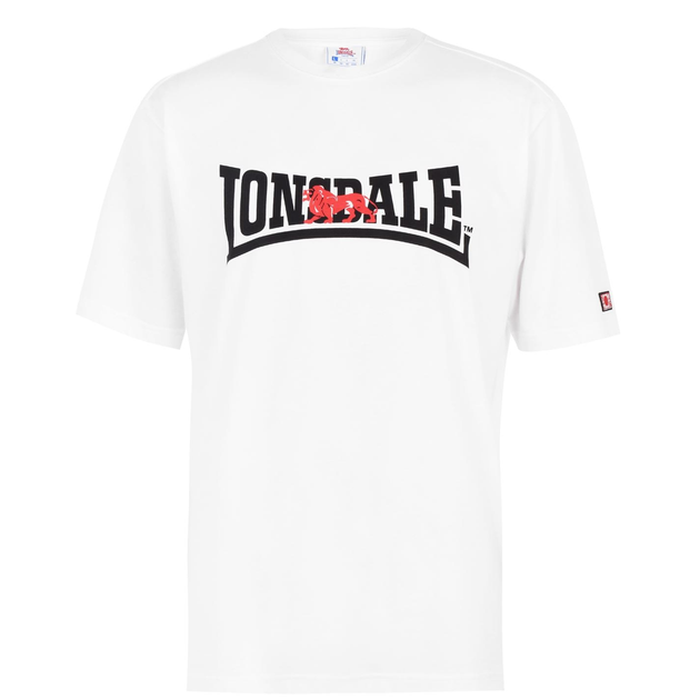 Футболка Lonsdale Japan T Shirt Mens XXL White Lonsdale
