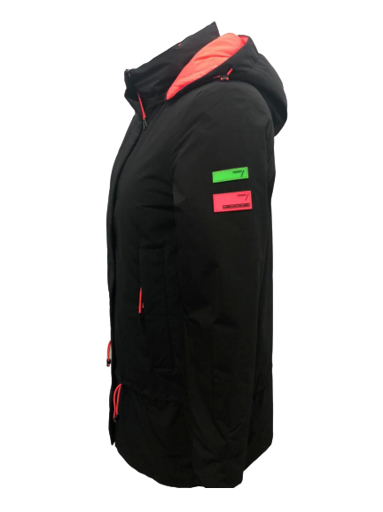 Куртка женская демисезонная TOWMY TM-BK-7066 L Черная - Фото 3 Куртка женская демисезонная TOWMY TM-BK-7066 L Черная - изображение 3