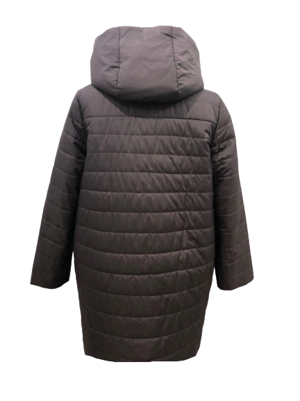 Пальто жіноче демісезонне TOWMY TM-AI-1993 62 Фіолетове - Фото 3 Пальто жіноче демісезонне TOWMY TM-AI-1993 62 Фіолетове - зображення 3