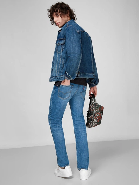 Куртка джинсова чоловіча Levi's The Trucker Jacket Broadway Terrace Tru 72334-0573 L Синя (5400970991011) - зображення 4