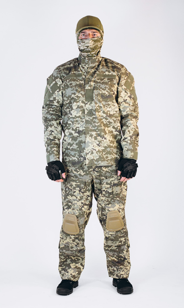 Тактична військова форма під наколінники Кітель Штани р-р М ДСТУ по ЗСУ Піксель ММ-14 Демісезонна - зображення 2