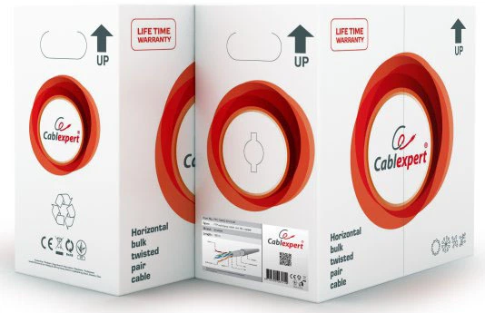 Вита пара Cablexpert FPC-5004E-SO/100C FTP CAT5e 100 м - зображення 3