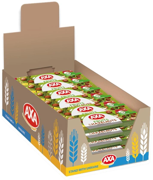 Акция на Упаковка батончиків АХА зерновий з фруктами і горіхами 24 шт x 23 г от Rozetka