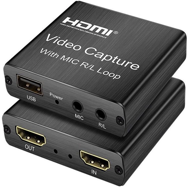 Внешняя карта видеозахвата HDMI - USB для стримов, записи экрана Addap VCC-03, для ноутбука, ПК - изображение 2