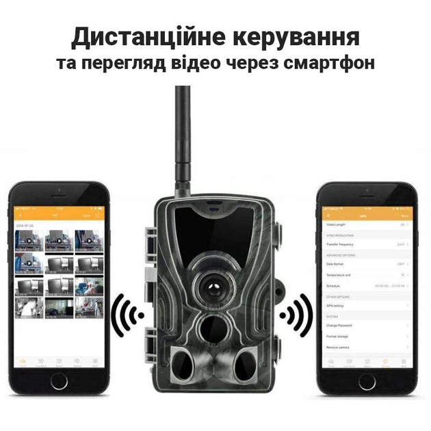 4G / APP Фотопастка, камера для полювання Suntek HC-801plus, 2K , 30Мп, з додатком iOS / Android - зображення 2