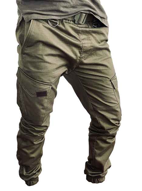 Тактичні штани RIP-STOP, Розмір 52 (XL), Олива. БРОНЕВІЙ - изображение 1