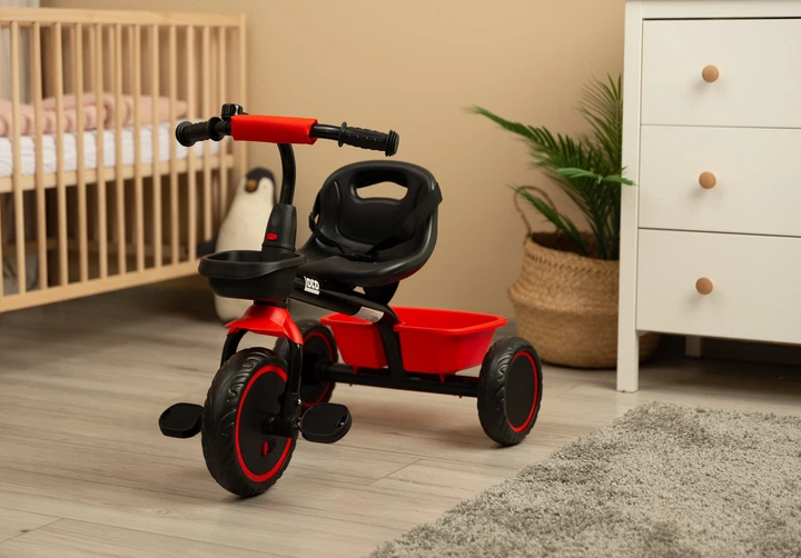 Триколісний велосипед Caretero Loco Червоний TOYZ-0350 (5908310391298) - зображення 13