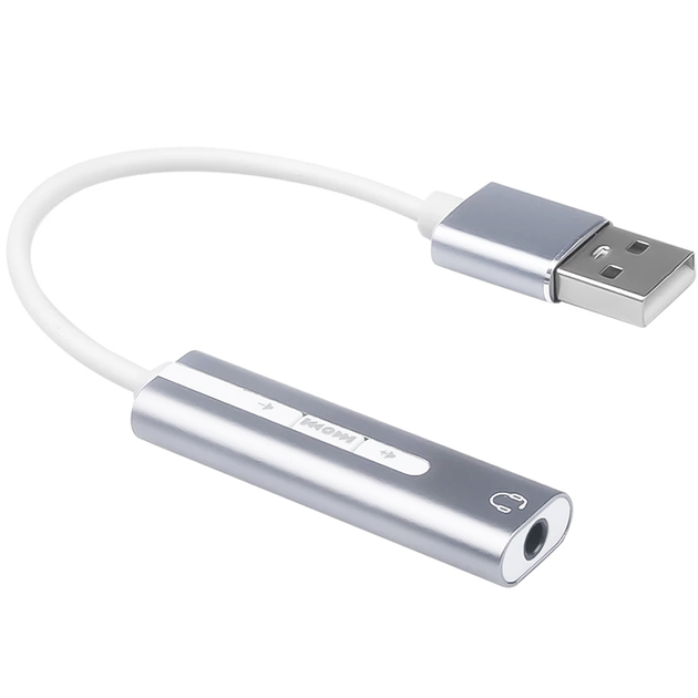 Наружная USB звуковая карта для компьютера OEM ESC01, аудиоадаптер с ...
