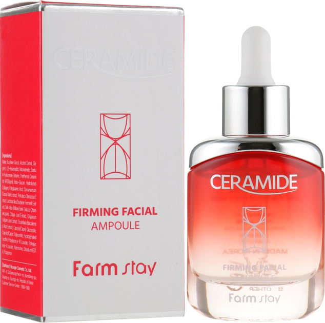Укрепляющая сыворотка для лица с керамидами FarmStay Ceramide Firming ...