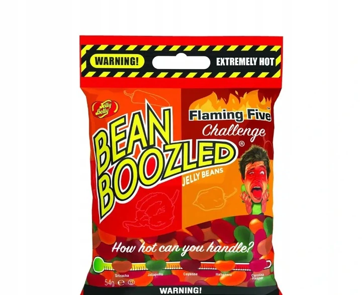 Боби Jelly Belly Bean Boozled Fiery Five 54g - Фото 1 Боби Jelly Belly Bean Boozled Fiery Five 54g - зображення 1