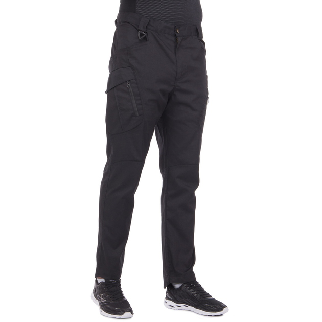 Мужские тактические брюки штаны с карманами военные для рыбалки похода охоты ZEPMA АН5709 черные Размер XL - изображение 1