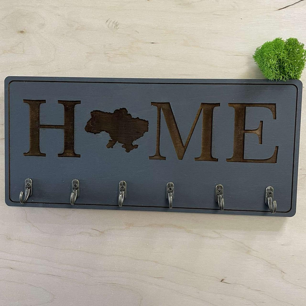 Ключниця настінна «HOME» Сіра – фото, відгуки, характеристики в ...