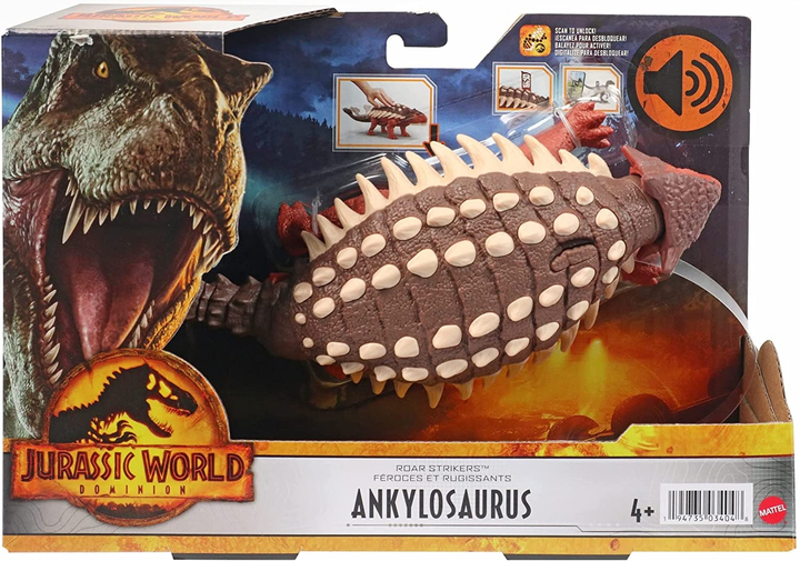 Jurassic world sales ankylosaurus toy