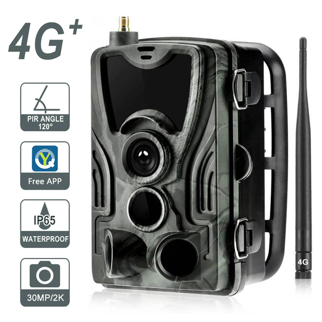 4G Фотоловушка, охотничья камера Suntek HC 801 LTE-PLUS, 30 Мп, 2К, с поддержкой APP приложения - изображение 1