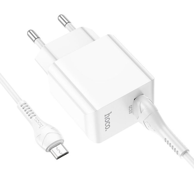 Сетевое зарядное устройство Hoco C98A USB, 18W, 3A, QC3.0 адаптер с ...