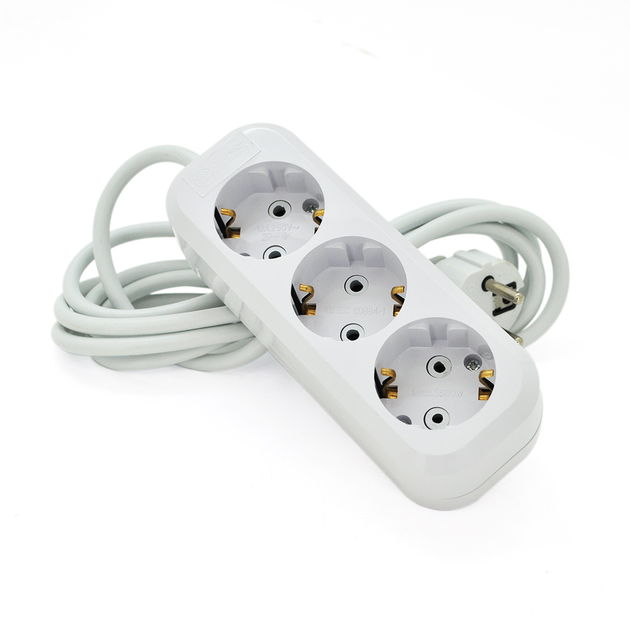 Удлинитель с заземлением Makel на 3 розетки, 5м, ОЕМ – низькі ціни ...