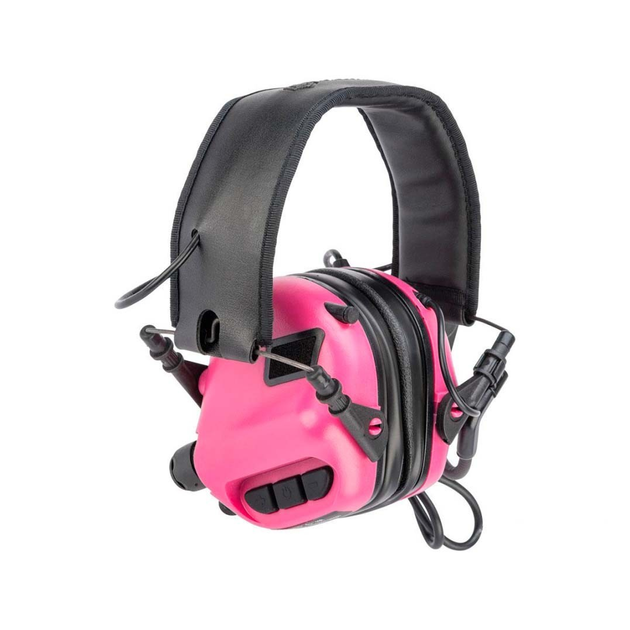 Наушники тактические активные с микрофоном Earmor M32 MOD3 Pink (M32-MOD3-Pink) - изображение 2