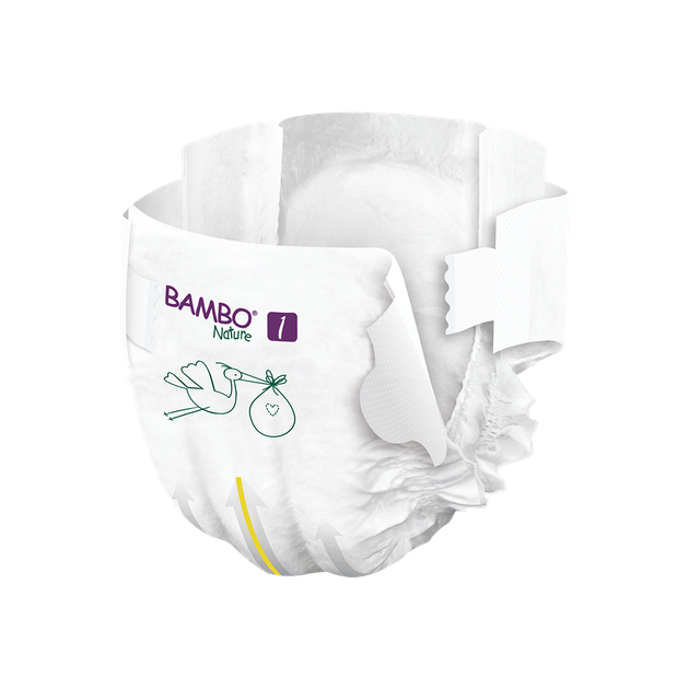 Еко Підгузки Bambo Nature 1 (2-4 кг), 22 шт. Bambo Nature (10001925) - Фото 2 Еко Підгузки Bambo Nature 1 (2-4 кг), 22 шт. Bambo Nature (10001925) - изображение 2