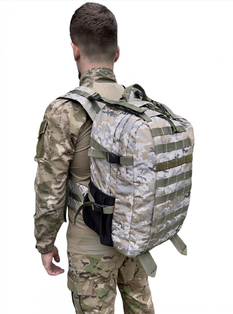 Рюкзак тактичний 45л ЗСУ піксель військовий армійський - зображення 1