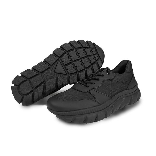 Женские тактические кроссовки BlackBay черные на шнурках с высокой подошвой (SW-BLACK) | 41 (26.5см) - изображение 1