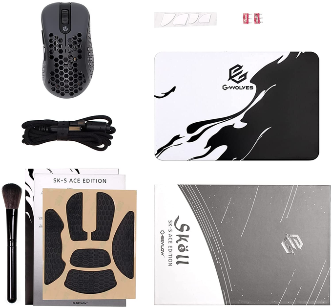 Мышь G-Wolves Skoll Mini SK-S ACE 2020 Edition (Black) - изображение 6