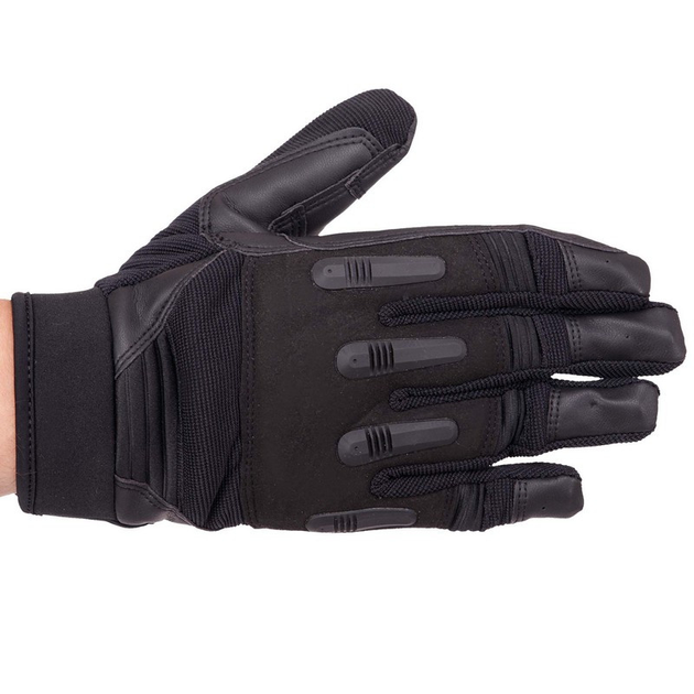 Перчатки тактические с закрытыми пальцами Zelart 8795 размер XL Black - изображение 2