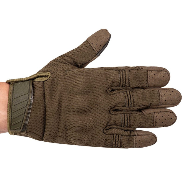 Перчатки тактические с закрытыми пальцами Zelart 8816 размер XL Olive - изображение 2