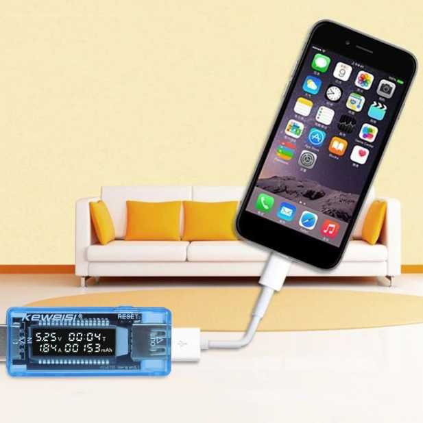 USB тестер напруги з цифровим дисплеєм Точний вимірювач струму для підключення в порт без бренду Т1532 - Фото 2 USB тестер напруги з цифровим дисплеєм Точний вимірювач струму для підключення в порт без бренду Т1532 - зображення 2