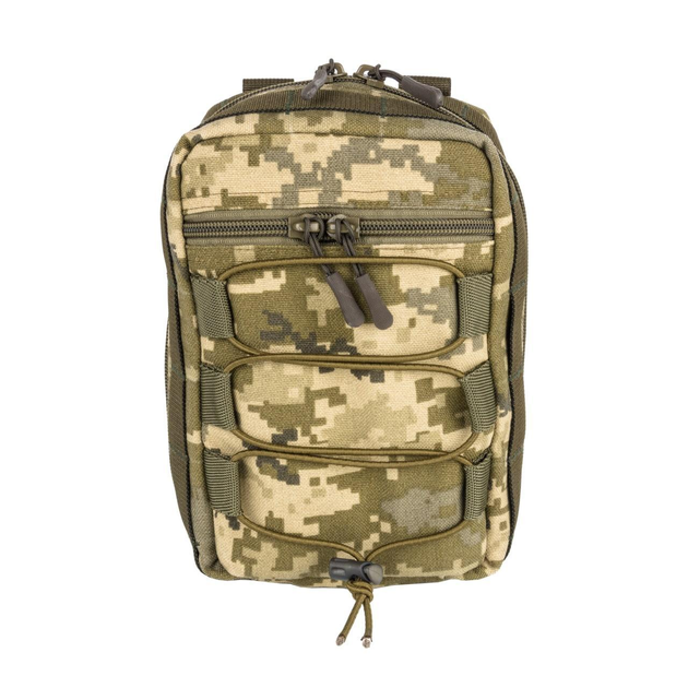 Тактична сумка на два відділення вільного призначення CORDURA 1000D 16х23х9 см Флекторн (UTS-01) Піксель - зображення 1