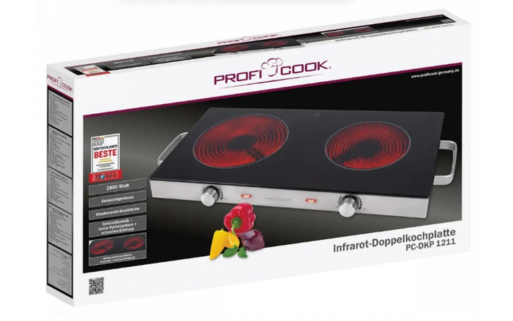 Плита электрическая Profi Cook PC-DKP 1211 - изображение 2