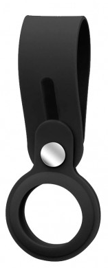 Чехол ArmorStandart Silicone Loop with Button для Apple AirTag (Black) [71946] - изображение 2