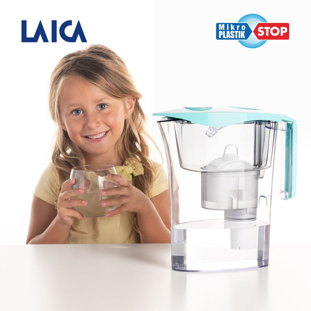 Фильтр-кувшин Laica MikroPLASTIK STOP 3 л бирюзовый - изображение 6