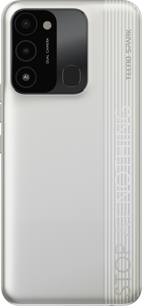 Мобильный телефон Tecno Spark 8C (KG5n) 4/64GB NFC 2SIM Diamond Grey ...