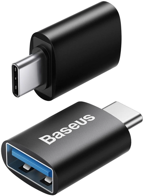 Переходник Baseus Ingenuity Mini OTG Type-C to USB-A 3.1 ZJJQ000001 (Черный) - изображение 2
