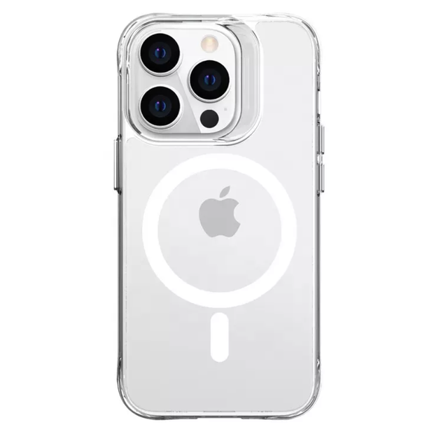 Силиконовый чехол Fruct Full Cover с MagSafe для iPhone 14 Pro Прозрачный - Фото 2 Силиконовый чехол Fruct Full Cover с MagSafe для iPhone 14 Pro Прозрачный - изображение 2