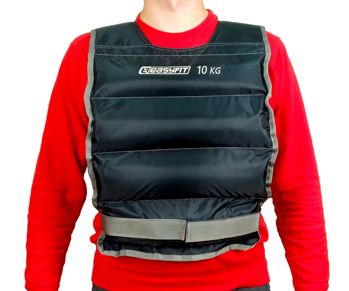Жилет утяжелитель EasyFit i-Lite 10 кг (спортивный фиксированный ...