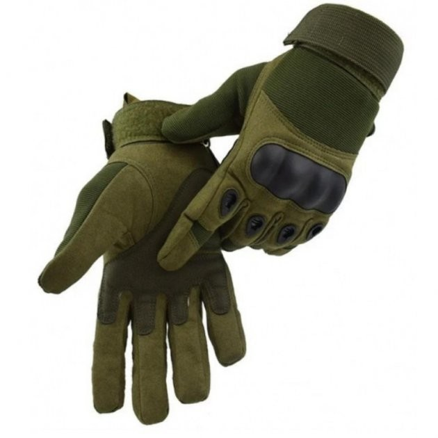 Тактичні рукавички з посиленим протектором M - зображення 2