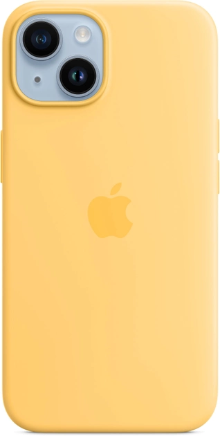 Акция на Панель Apple MagSafe Silicone Case для Apple iPhone 14 Sunglow (MPT23RM/A/MPT23ZE/A) от Rozetka