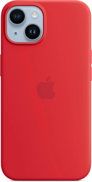 Акція на Панель Apple MagSafe Silicone Case для Apple iPhone 14  Red (MPRW3RM/A/MPRW3ZE/A) від Rozetka