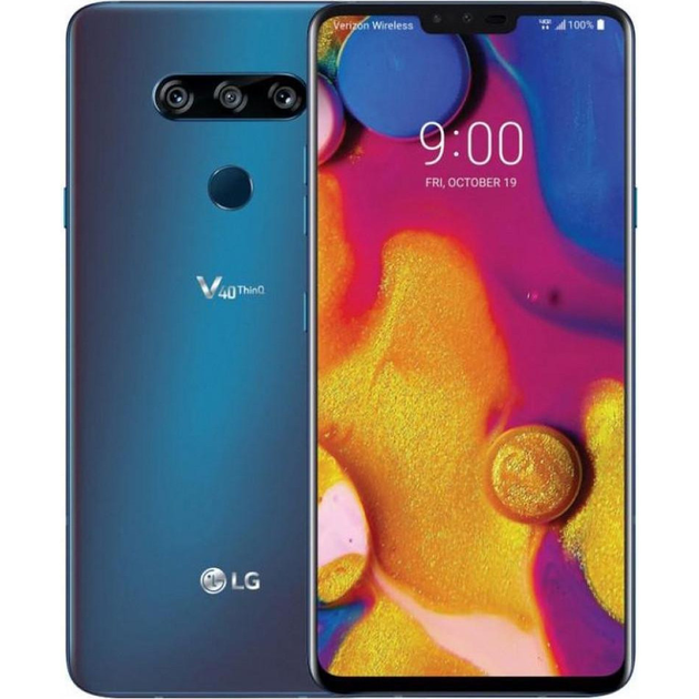 Смартфон LG V40 ThinQ 6/64Gb dual sim blue – фото, отзывы ...