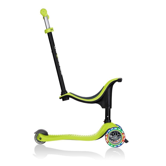 Самокат с сиденьем 3 в 1 Globber Go-Up Sporty Lights Lime Green (452 ...